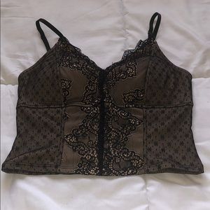 Lace crop top